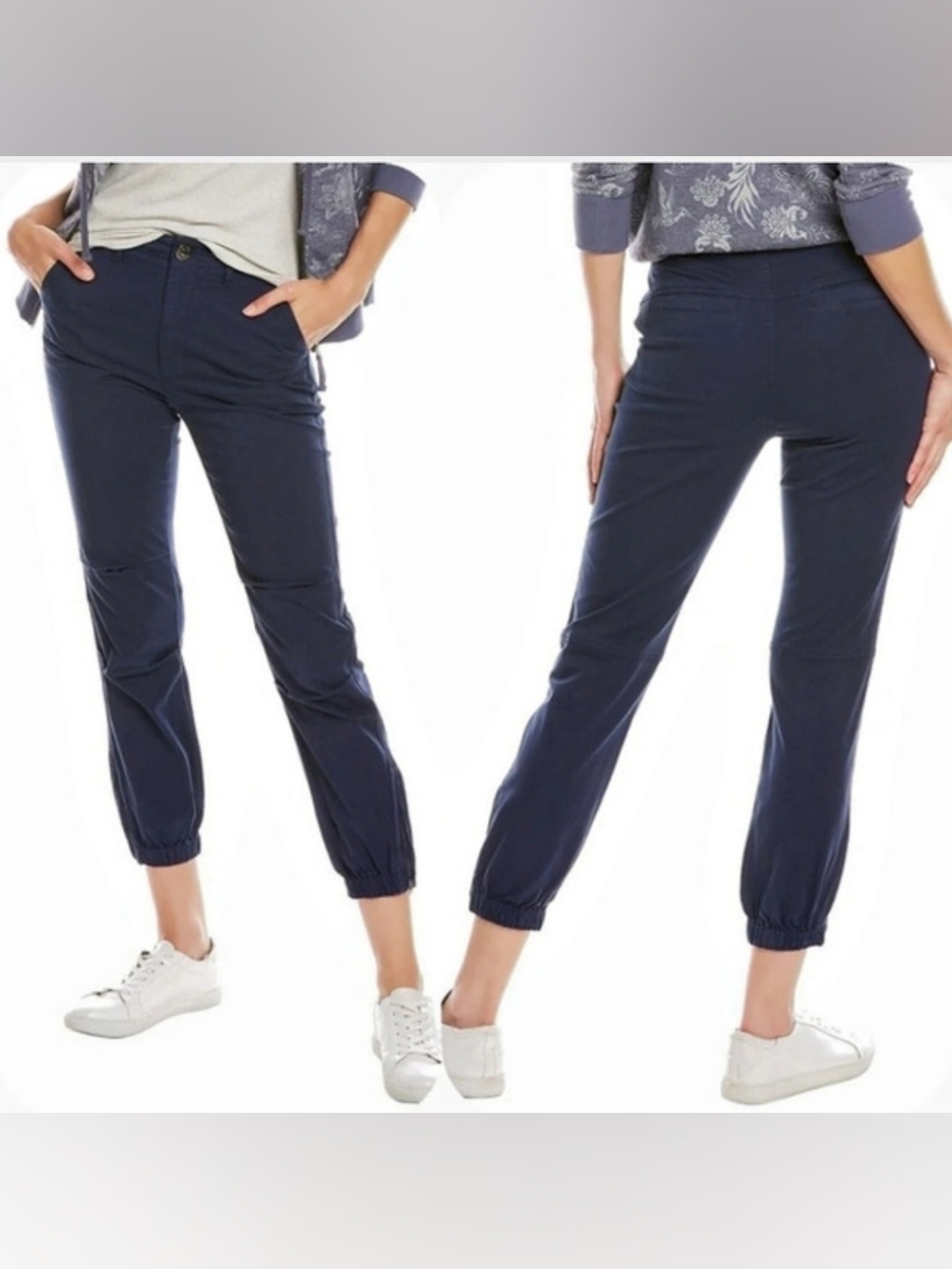 Johnny Was Mila Pant Blue Jogger Pants Size 2